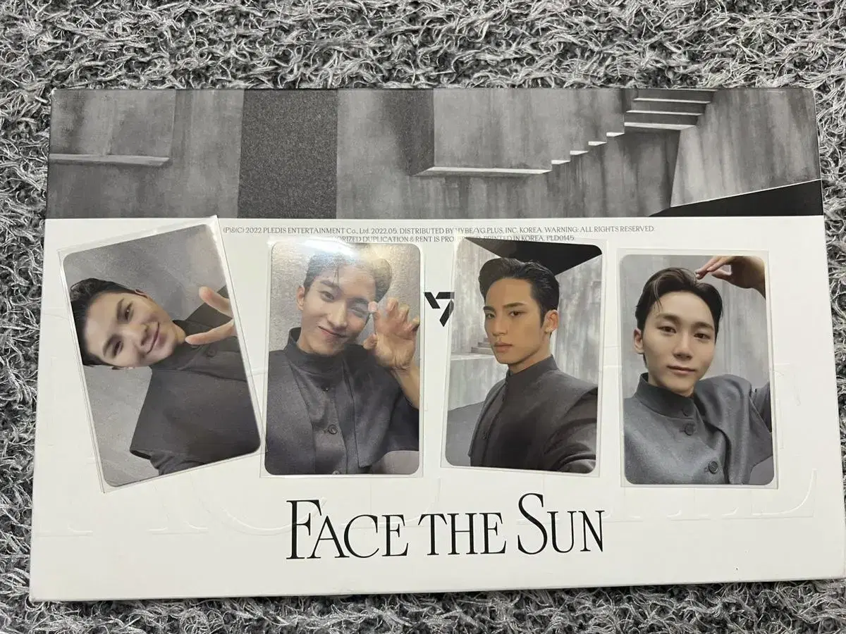 세븐틴 face the sun 개봉앨범 팔아요